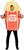 French Fries Adult Costume | One Size