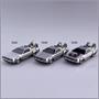 Back to the Future Pullback DeLorean 1/43 Scale Model Kit