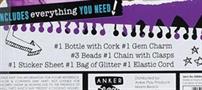 Acade-Me Treasure Charm Bracelets Jewelry Craft Kit: Amethyst Hope (Purple)
