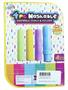 4 Piece Washable Sidewalk Chalk and Holder | Blue