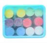 12 Piece Washable Sidewalk Chalk Tub | Blue