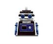 Aeromax Bump N Bots 3 Inch No Fall Wind-Up Robot | Blue