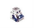 Aeromax Bump N Bots 3 Inch No Fall Wind-Up Robot | Blue