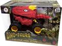 Aeromax Dino-Faur Pull Back Dinosaur Truck | Red
