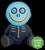 NBX Handmade By Robots #105 Lock, Shock & Barrel 5 Inch GITD Vinyl Figures