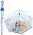 Bluey 21-Inch Kid's Umbrella With Clamshell Handle