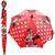 Disney Minnie Mouse 21-Inch Kid's Umbrella With Clamshell Handle