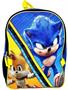 Sonic the Hedgehog Movie 16 Inch Backpack with Lunch Kit