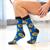 Fallout Collectibles | Blue & Yellow Crew Socks | BIOWORLD Fallout collection
