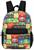 Super Mario Square Block Print 16 Inch Backpack