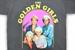 Golden Girls Group Shot Vintage T-Shirt | Charcoal Grey Shirt Featuring The Cast