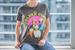 Golden Girls Group Shot Vintage T-Shirt | Charcoal Grey Shirt Featuring The Cast