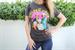 Golden Girls Group Shot Vintage T-Shirt | Charcoal Grey Shirt Featuring The Cast