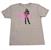 Disney Hannah Montana Hot Pink Logo Grey T-Shirt