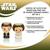 Cupful of Cute Star Wars Han and Leia 16-Ounce Ceramic Mugs | Set of 2