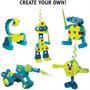 Bloco 225 Piece Construction Set | Robot Invasion