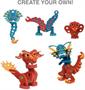 Bloco 235 Piece Construction Set | Aqua & Pyro Dragons