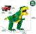 Crayola Tyrannosaurus Rex 463-Piece Brickcraft Building Set