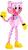 Brickcraft Poppy Playtime Kissy Missy 240-Piece Building Block Set