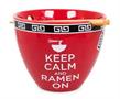 Bowl Bop Keep Calm And Ramen On Japanese Dinner Set | 16-Ounce Bowl, Chopsticks