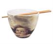 Bowl Bop Cherub Fine Art Japanese Dinner Set | 16-Ounce Ramen Bowl, Chopsticks