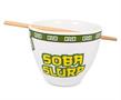 Bowl Bop Soba Slurp Japanese Dinnerware Set | 16-Ounce Ramen Bowl, Chopsticks