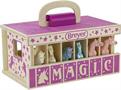 Breyer Unicorn Magic Wooden Carry Stable Playset w/ 6 Unicorns