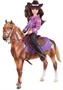 Breyer 1:12 Classics Western Horse & Rider Model Horse Set