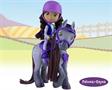Breyer Pipers Pony Tales Horse & Rider Playset | Paloma & Rayna