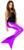 Purple Mermaid Fins Adult Costume Accessory