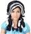 Black and White Doll Curls Costume Wig