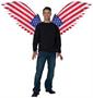 4th of July Patriot Costume Wings | One Size Fits Most