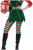Womens Festive Elf Costume