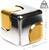 Bopster Fidget Spinner Cube | Silver & Gold