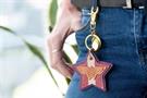 DC Comics Bombshells Wonder Woman Faux Leather Keychain