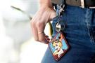 DC Comics Bombshells Harley Quinn Faux Leather Keychain