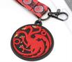 Game of Thrones House Targaryen Lanyard w/ PVC Charm