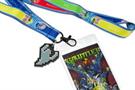 Midway Arcade Games Lanyard w/ ID Holder & Charm - Gauntlet