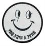 Smiley Face "Have a Nice Day" Iron-On Fabric Patch