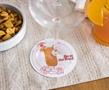 Single Retro Cork Drink Coaster - Sex On The Beach