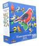 Songbirds II | 15 Mini Shaped Jigsaw Puzzles | 500 Color Coded Pieces