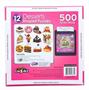 Dessert Delights | 12 Mini Shaped Jigsaw Puzzles | 500 Color Coded Pieces