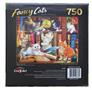 Fancy Cats Library Mischief 750 Piece Jigsaw Puzzle