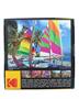 Sail Boats in Port Kouloura Greece 1000 Piece Jigsaw Puzzle