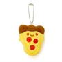 Pizza Plush Charm Keychain