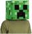 Minecraft Creeper Block Head Glow In The Dark Costume Mask