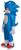 Sonic Movie 3 Sonic Inflatable Adult Costume | One Size Fits Most