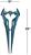 HALO Chrome Energy Sword Costume Accessory