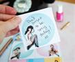 Bettie Page Sticky Note Book: Pink