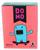 Domo 4" Vinyl Figure: Black Light Yellow